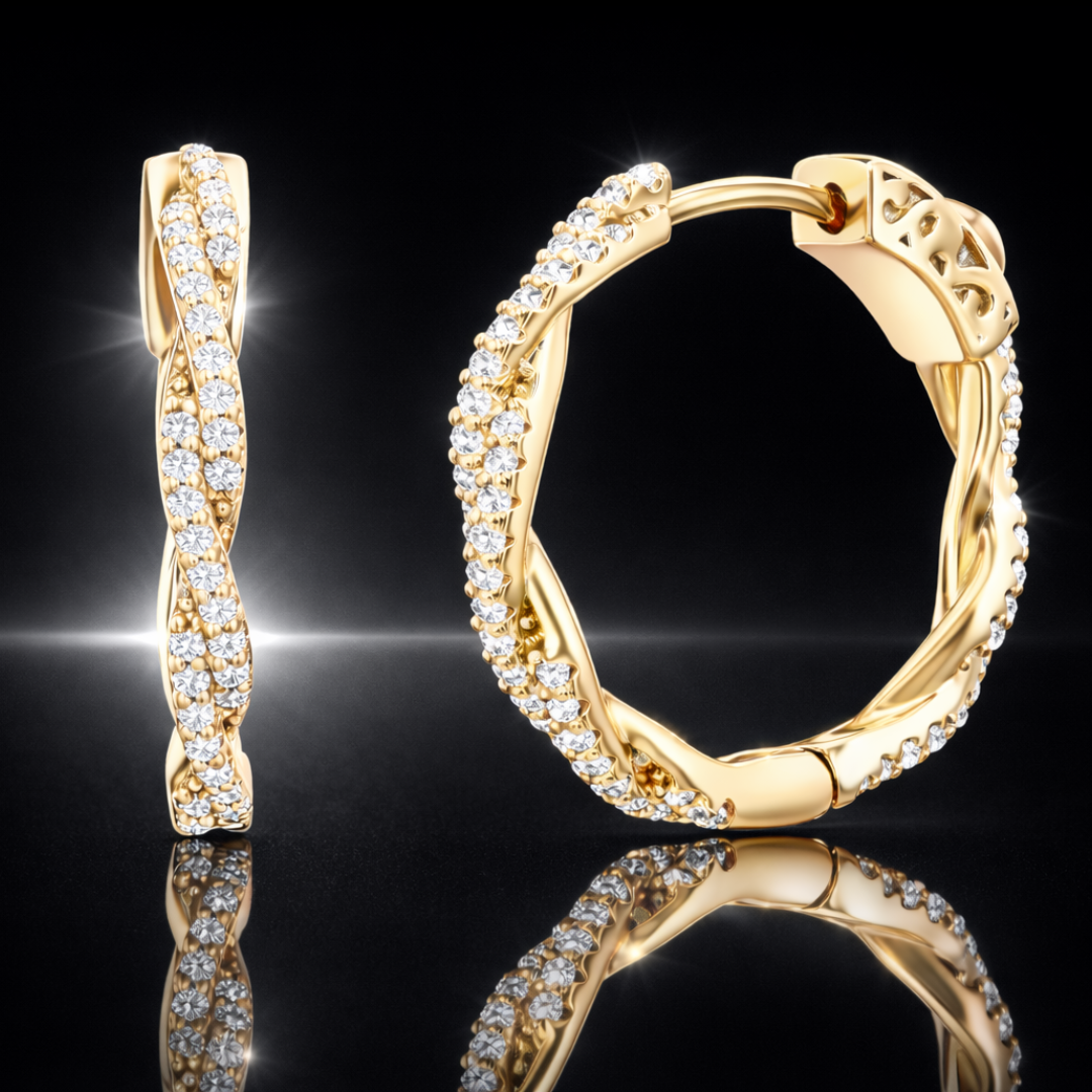 14 kt. Yellow Gold Over Sterling Silver