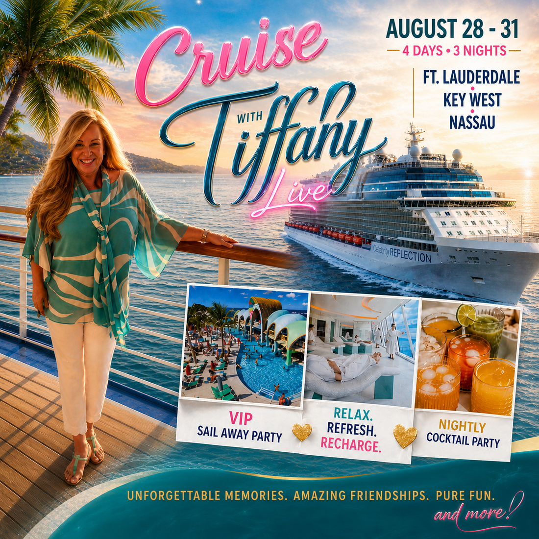 CRUISE WITH TIFFANY LIVE!