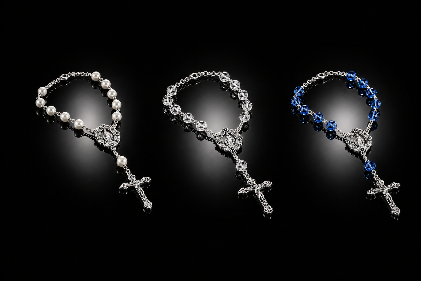 10 Bead Pocket Rosary 7.5 Inch