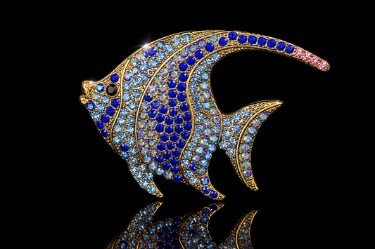 Angel Fish Brooch