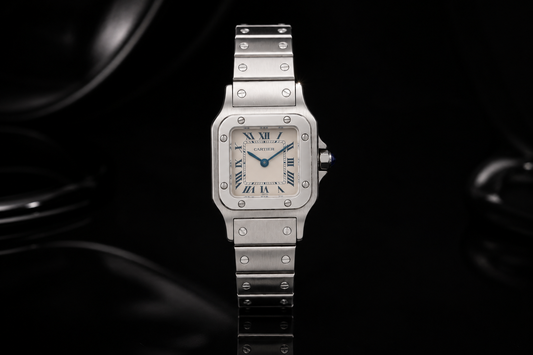 24 mm Ladies Cartier Santos Galbée