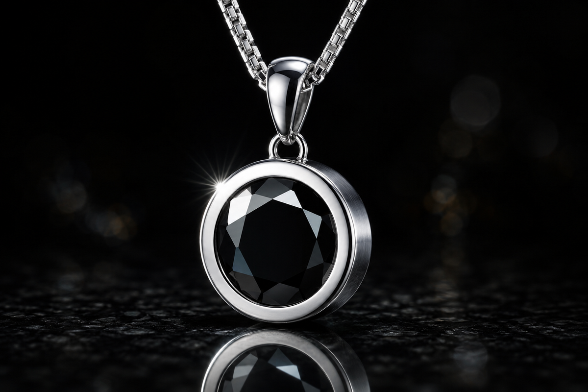 SWTL 15mm Mini Coin – Black, White & Champagne Diamond Set