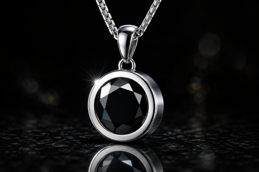 SWTL 15mm Mini Coin – Black, White & Champagne Diamond Set