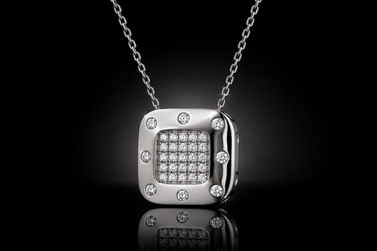 925 Triple Rhodium Fine Italian Silver Bracelet, Pendant & Ring Collection