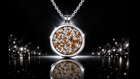 25mm Fall Mosaic Crystal Interchangeable Coin - 1617