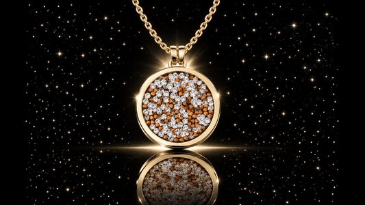 25mm Fall Mosaic Crystal Interchangeable Coin - 1617