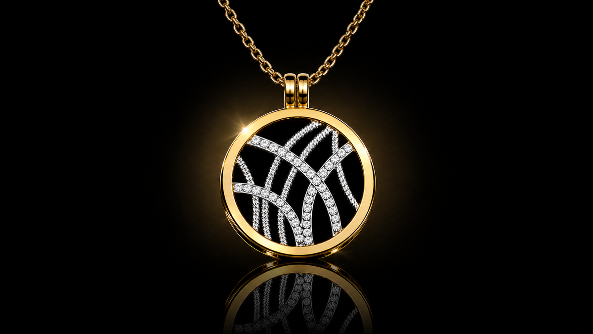 33 mm Laser Cut Crystal Coin