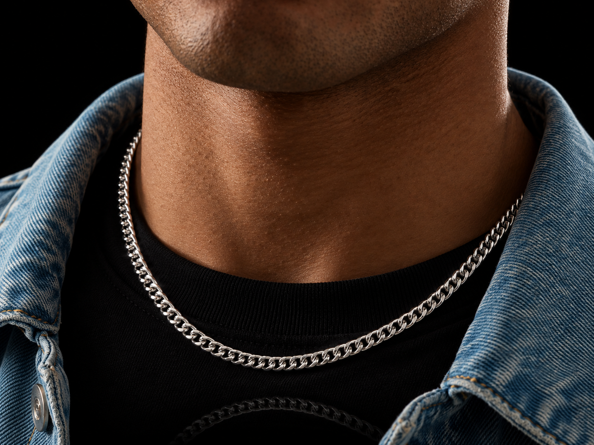 14kt Yellow Gold Stainless Steel Chains Cuban & Figaro