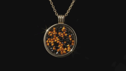 SWTL Interchangeable 25mm Coin - Halloween Mosaic Crystal